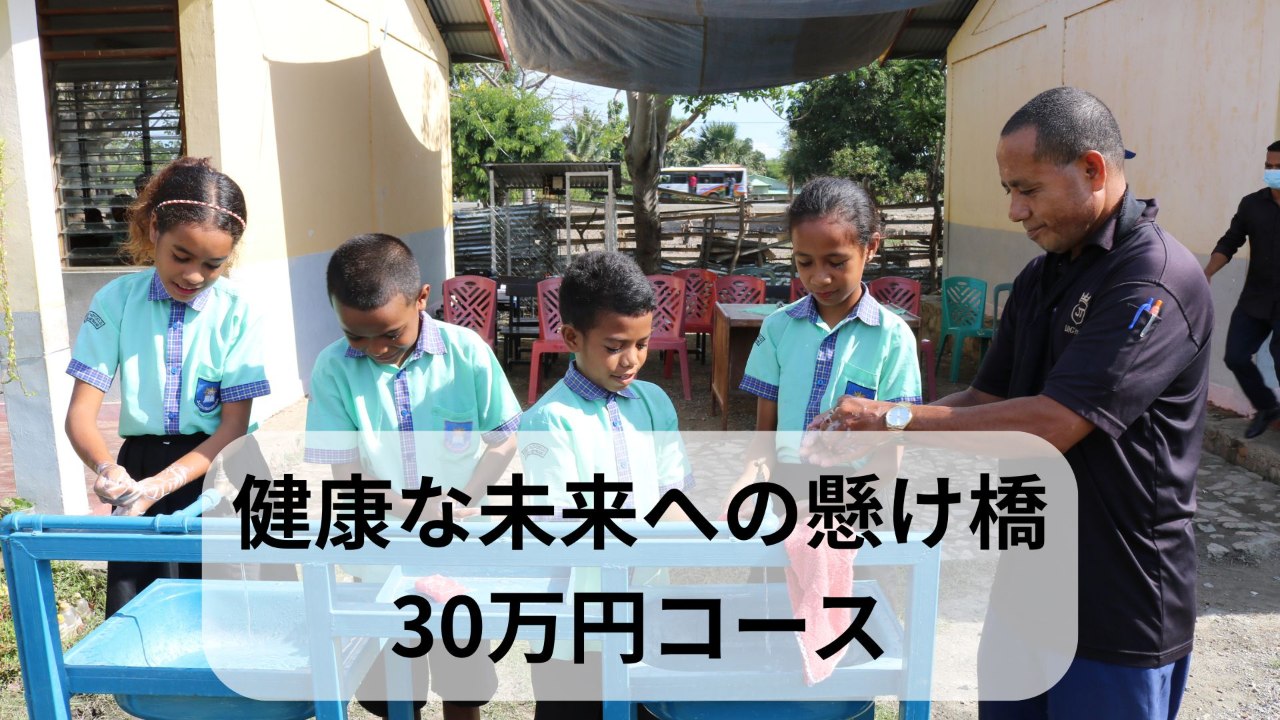 30万円コース: 「健康な未来への架け橋」【寄付金控除】