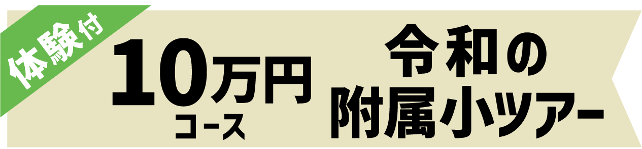 10万円【令和の附属小ツアー】コース