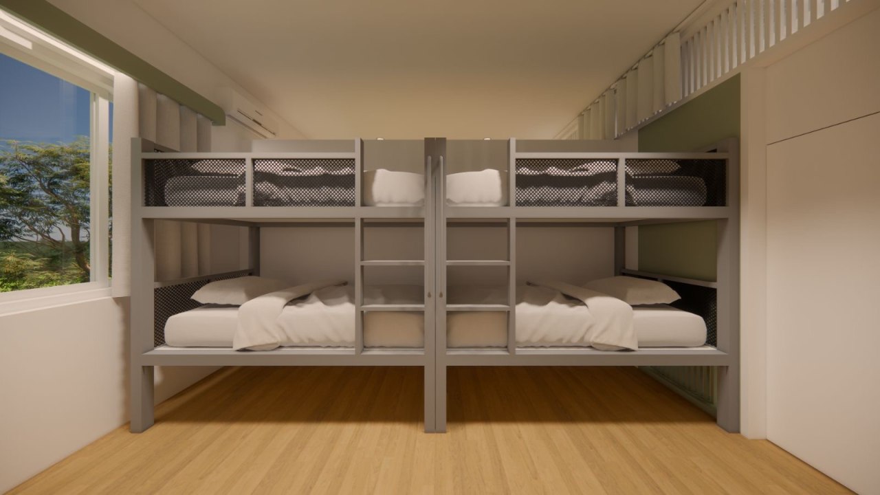 建て替え後の生活棟イメージ