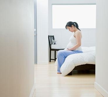 妊娠中のアジア女性