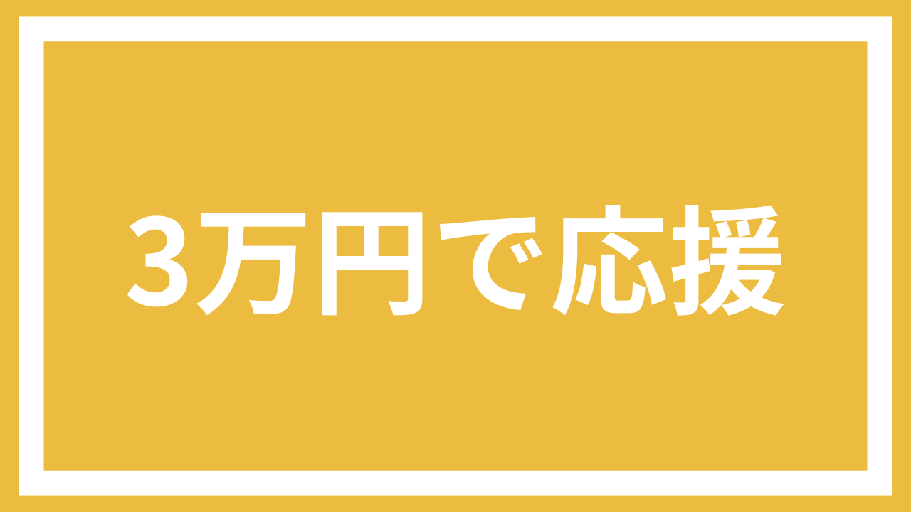 3万円で応援コース