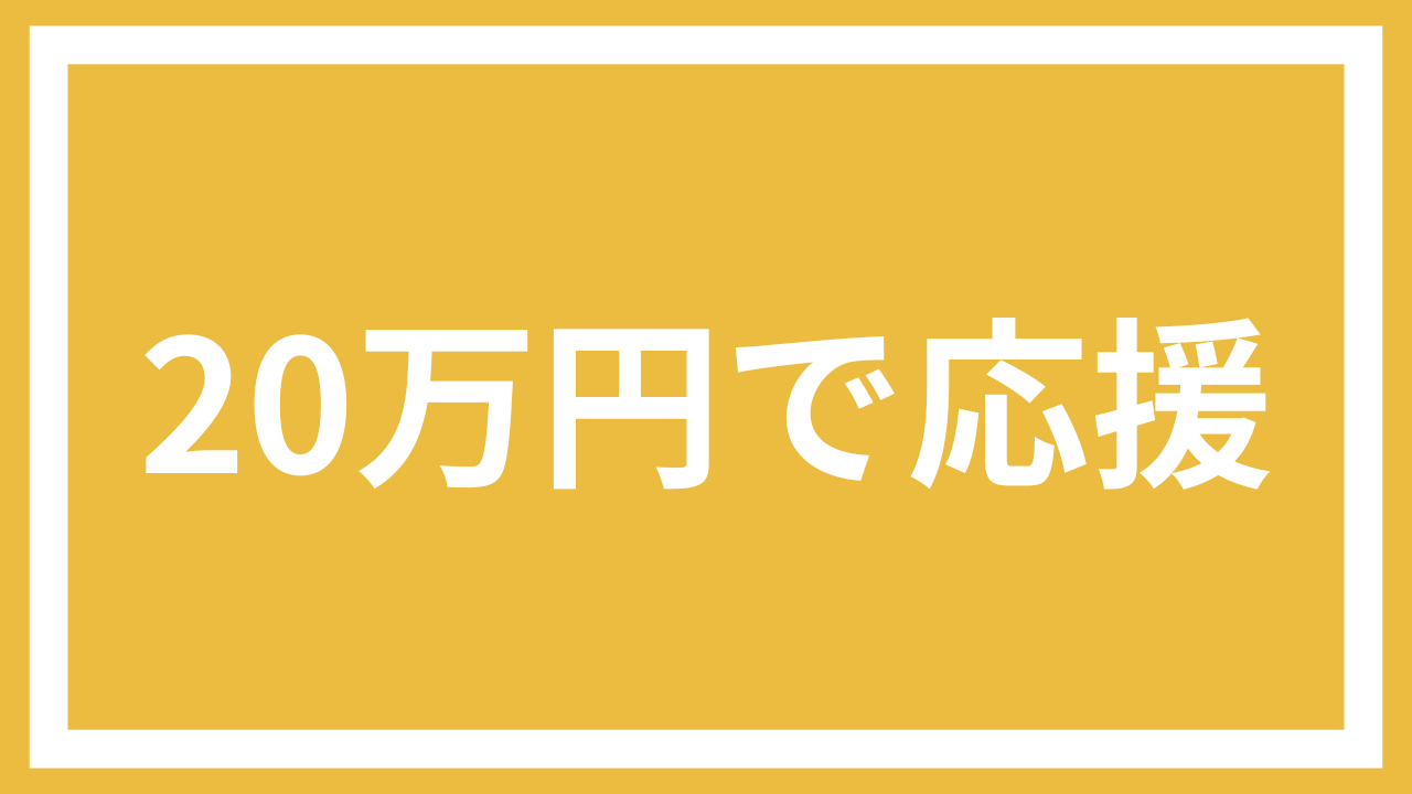 20万円で応援コース