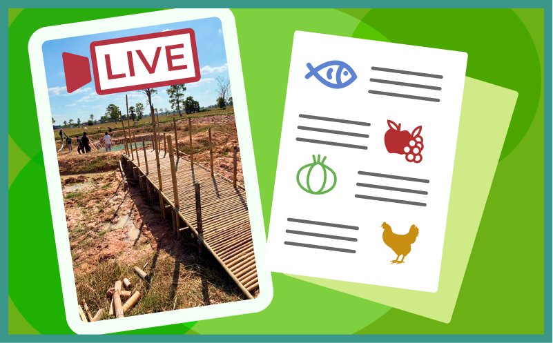 【循環型農業支援】年3回オンラインツアー、循環型農業レポート送付