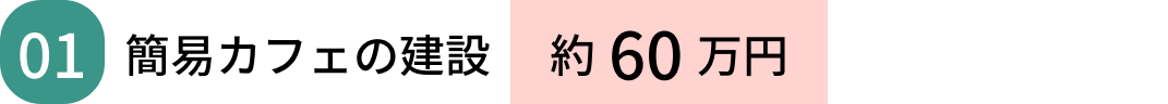 簡易カフェの建設