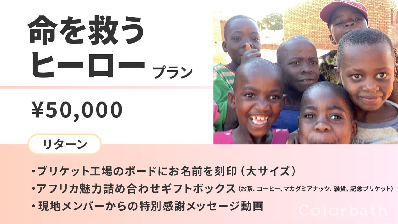 命を救うヒーロープラン