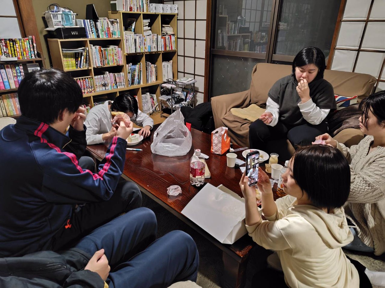宿泊中の様子