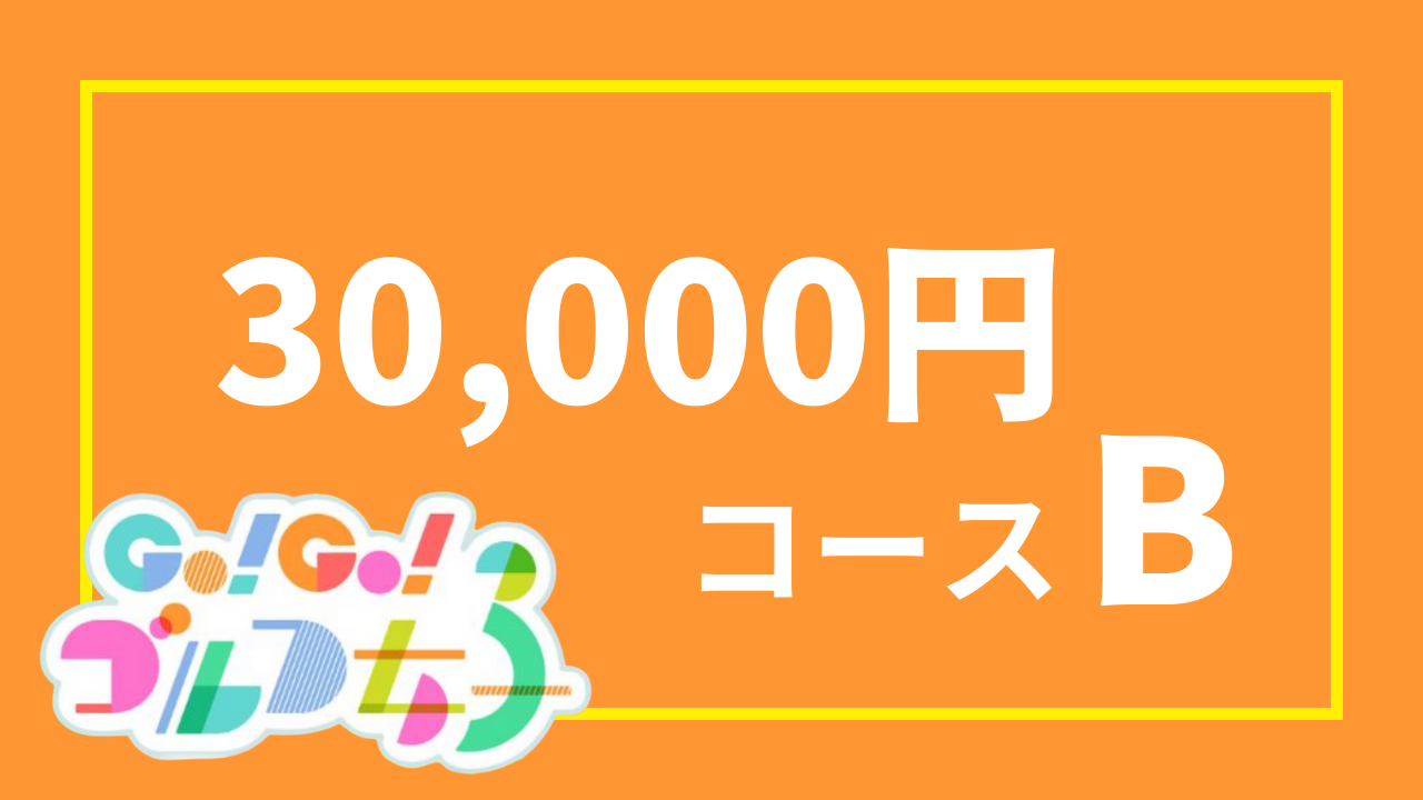 【サポーターGo!Go!ゴルフ女子部関連返礼品あり】3万円コースB(30,000円)