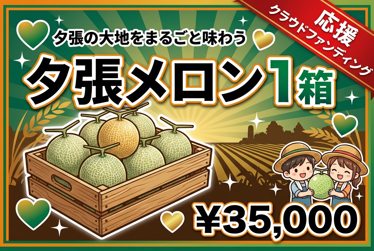 【夕張の大地をまるごと味わう】夕張メロン1箱