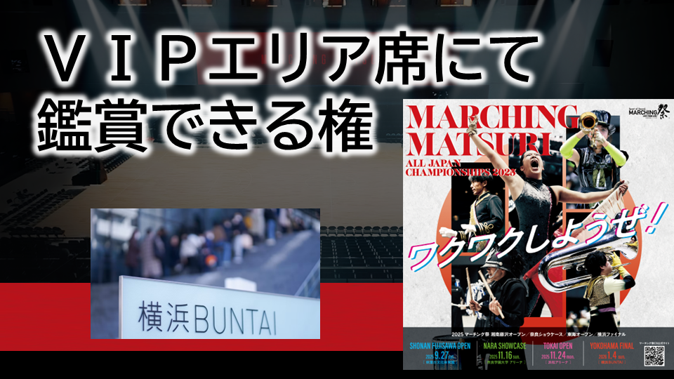 【VIP】VIP席にて鑑賞できる権