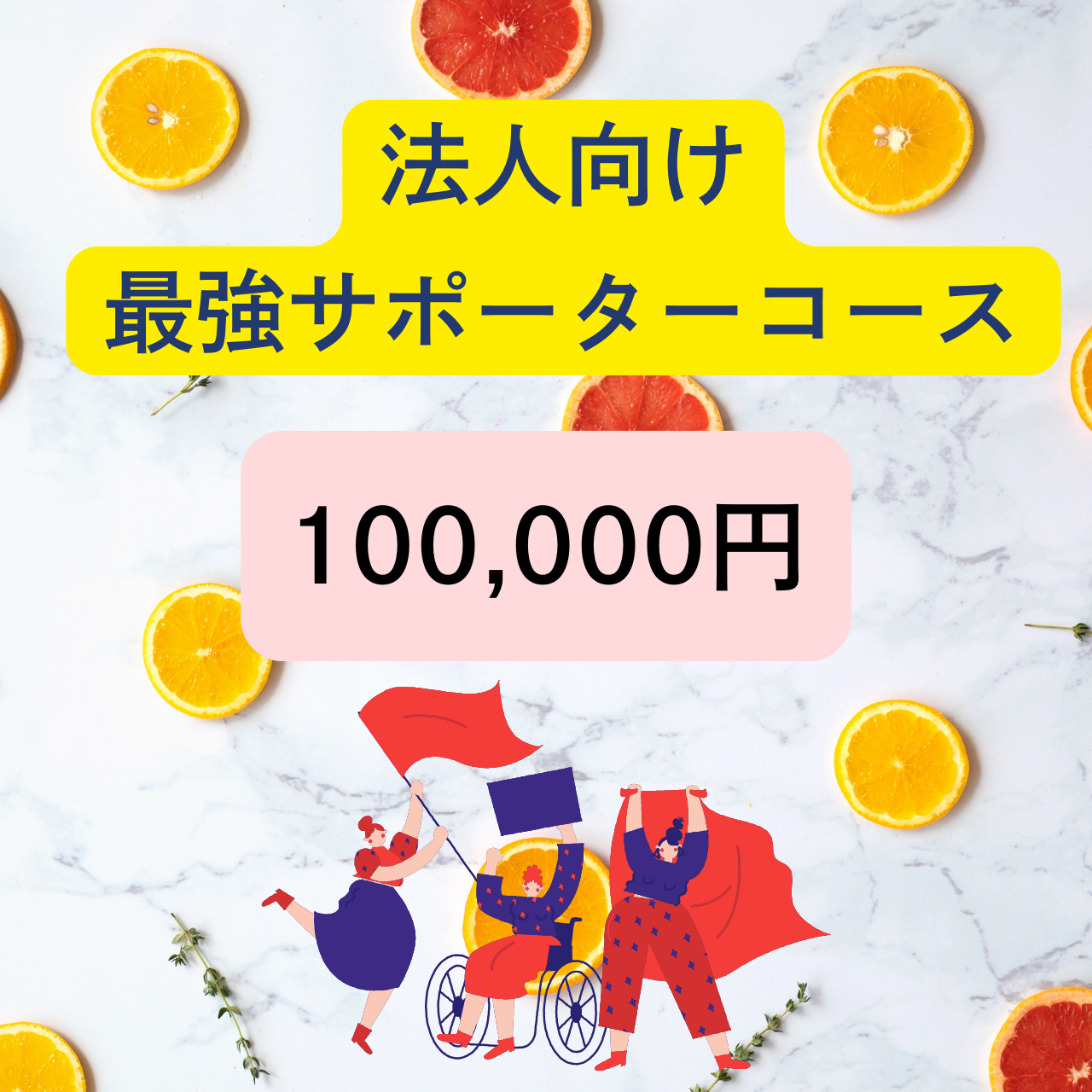 法人向け最強サポーターコース(個人の方も是非!)
