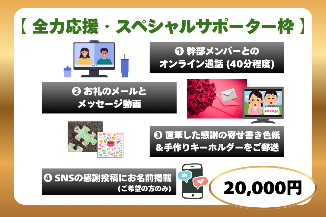 全力応援・スペシャルサポーター枠