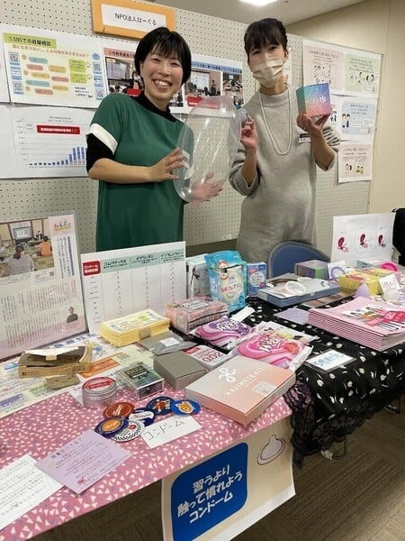 マルシェ出店でのワークショップのサポートボランティア